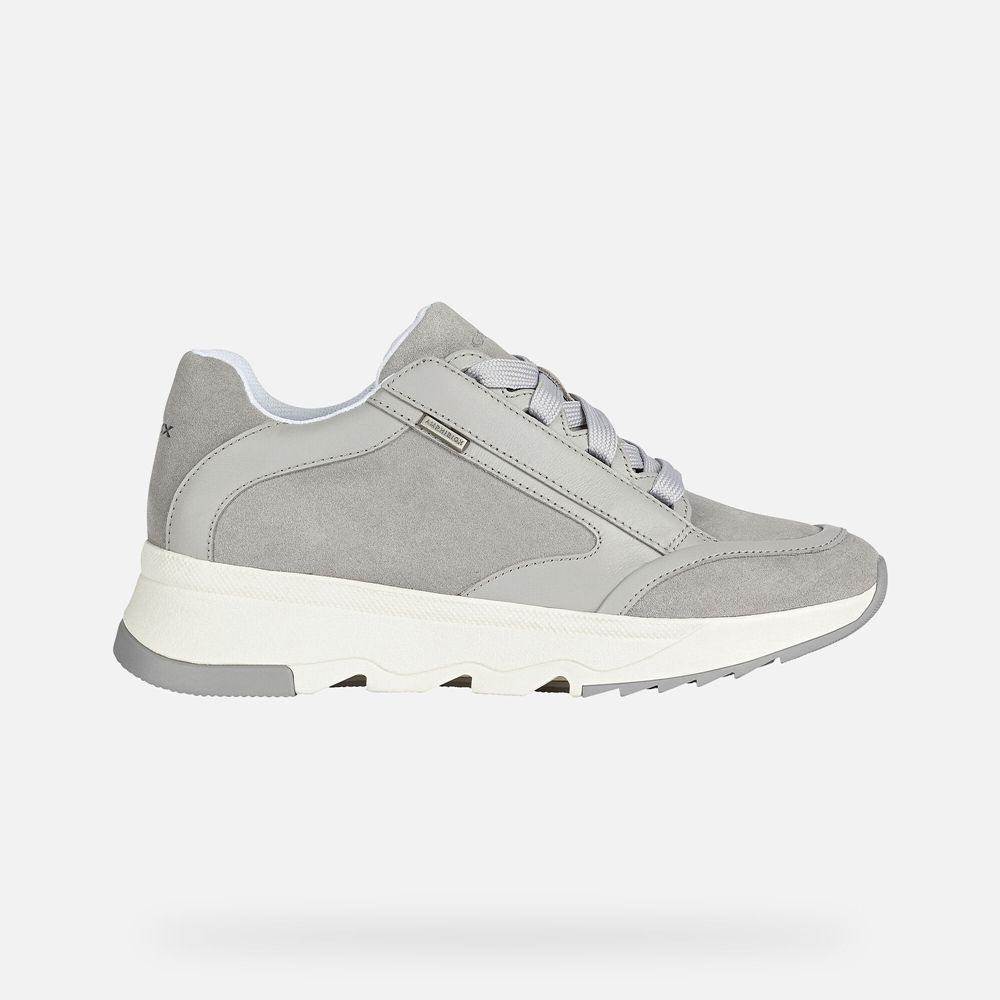 Geox Sneakers Grey Falena Abx - Geox Womens Shoes - PRJGEA413